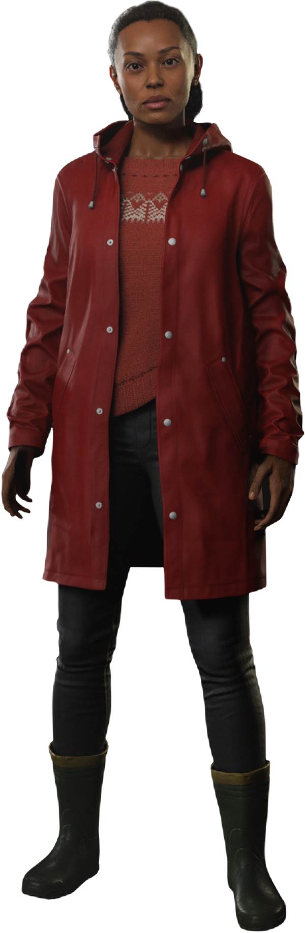 Crimson Windbreaker