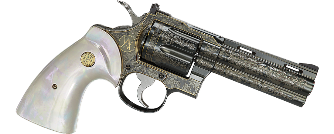 Ornate revolver skin