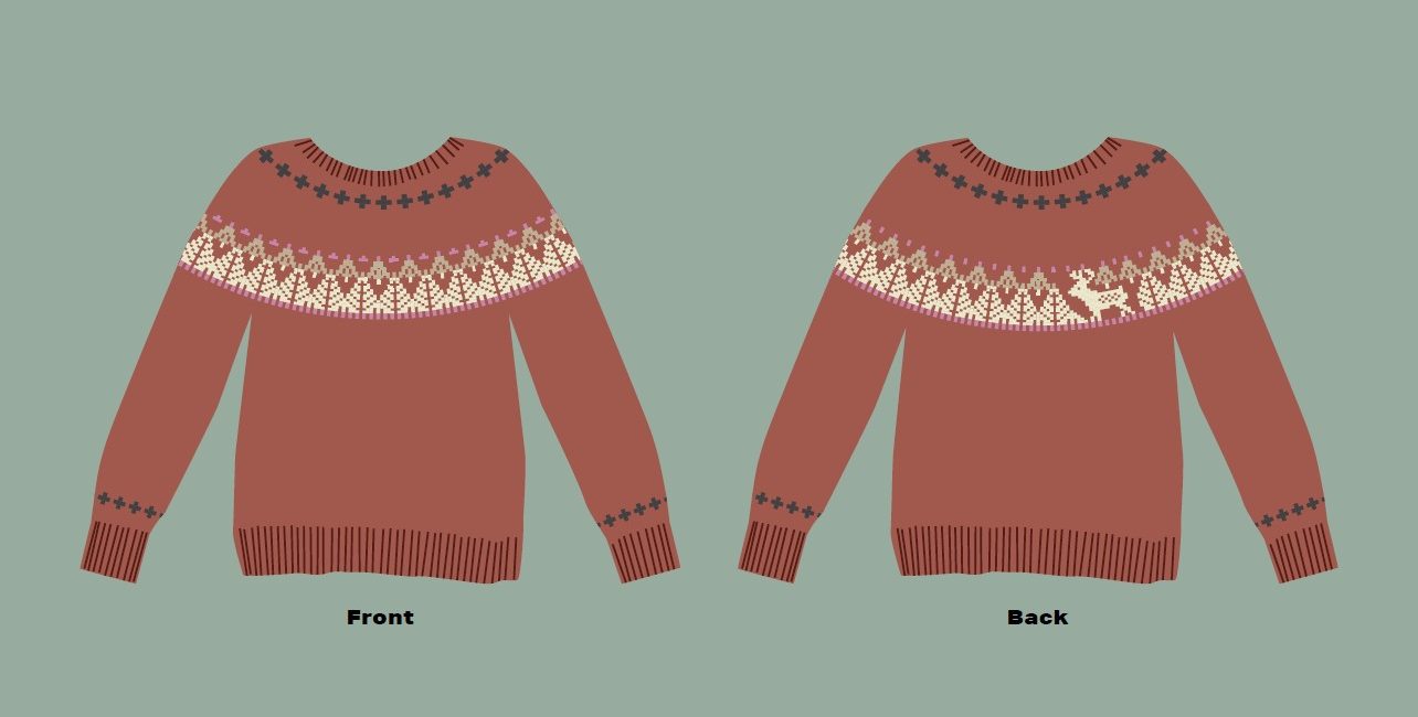 Saga's Sweater Pattern Knitting Guide — Alan Wake